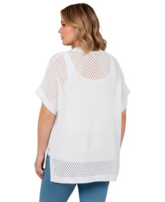 Women's Short Sleeve Button Front Cardigan