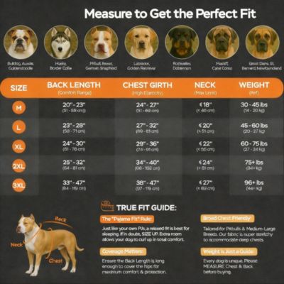 Cotton Polyester Calming Dog Onesie for All Seasons - Stress Relief, Comfort, and Easy Care