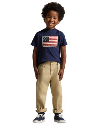 Boys' 2-7 Flag Cotton Jersey T-Shirt