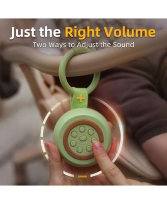 Pocket Soother Portable Baby Sound Machine – White Noise, Soothing Sounds and Nightlight