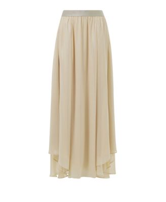 Women's Elasticated Waist Asymmetric Skirt