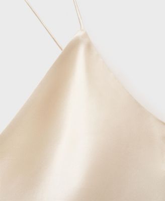 Women's Silk Straps Nightgown