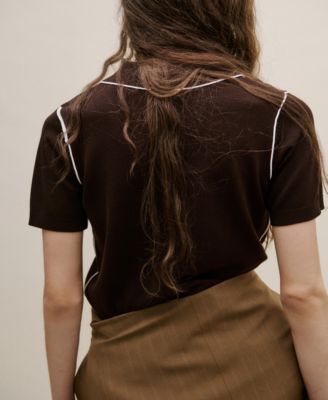 Women's Contrasting Stripes Sweater