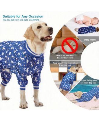 Large Dog Comfortable Pajamas for Recovery and Sleep