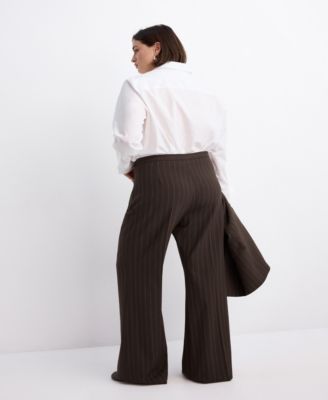 Women's Pinstripe Suit Trousers
