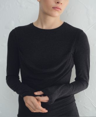 Women's Draped Combined Dress