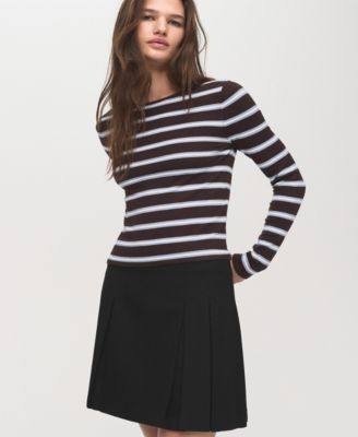 Women's Pleated Mini-Skirt