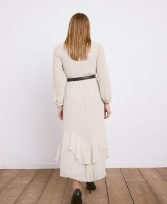 Women's Long Ruffled Dress