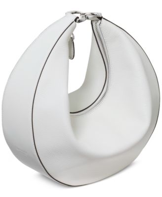 Duo Large Pebbled Leather Crossbody Bag