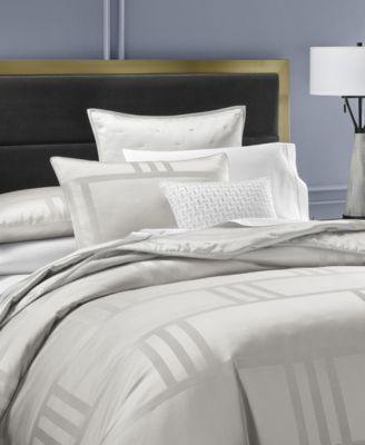 Structure Silver 3-Pc. Duvet Cover Set, King