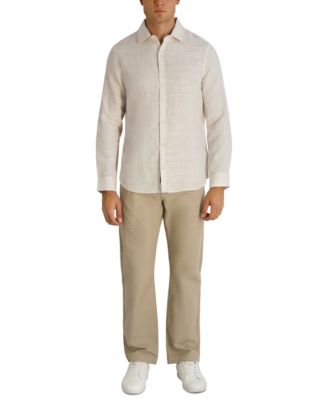 Men's Long-Sleeve Regular-Fit Woven Shirt