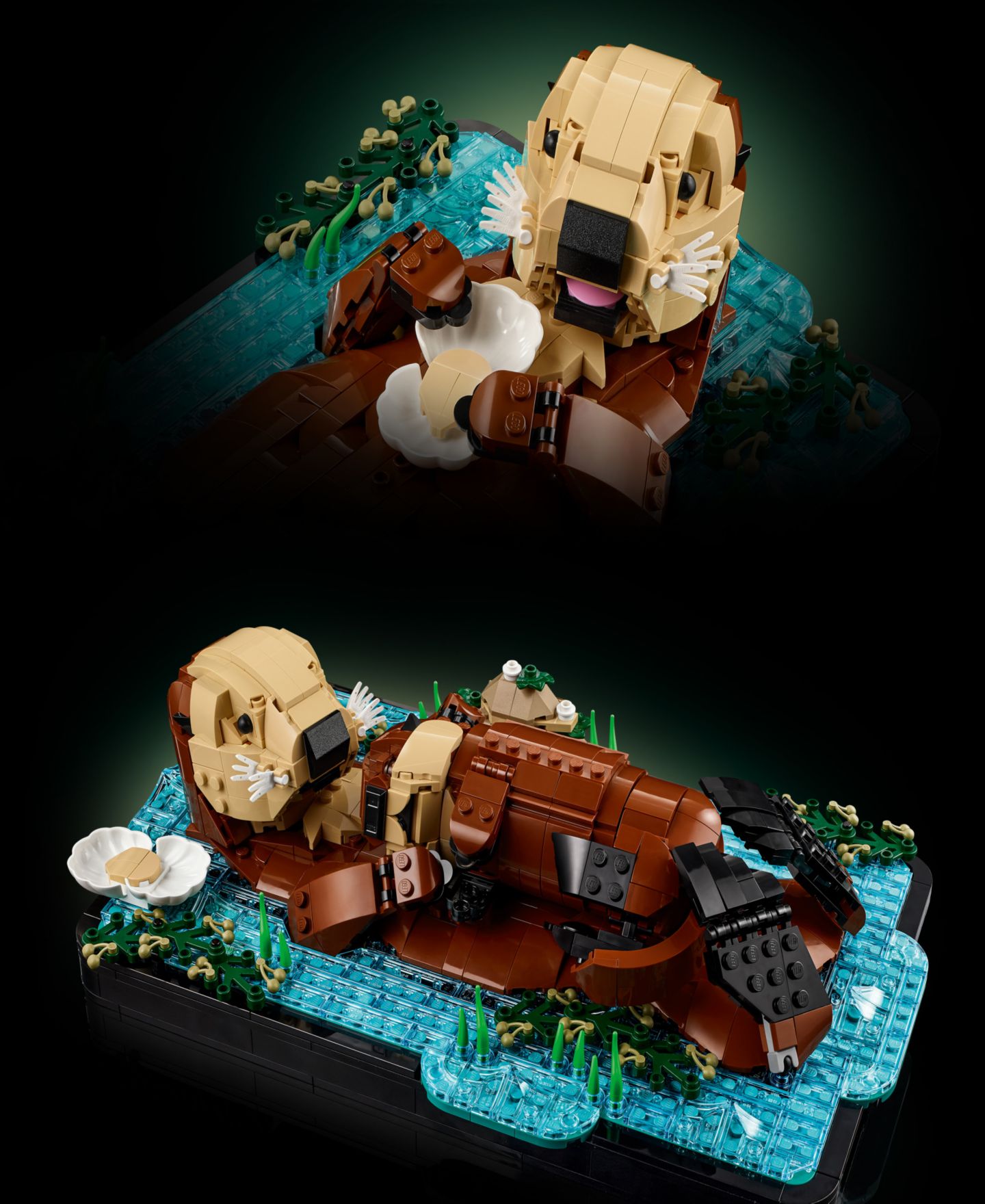 Детский конструктор LEGO® Ideas Floating Sea Otter Building Set, 21366 — фото 4