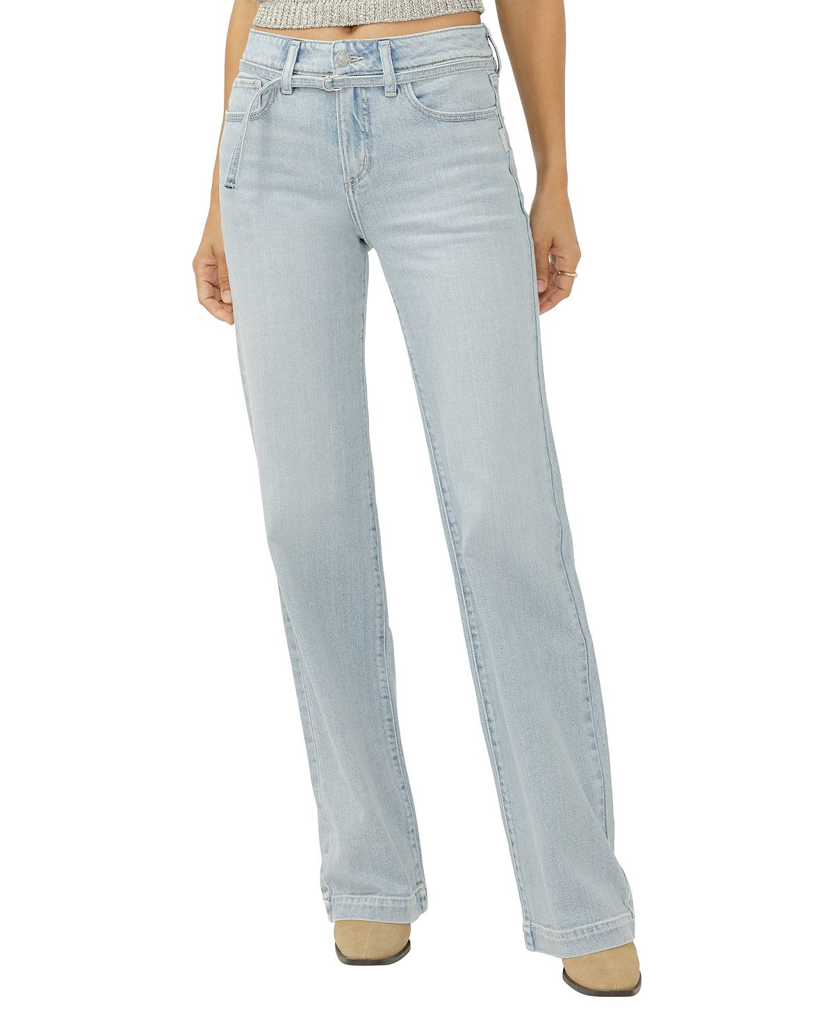 Silver Jeans Co. Women's Avery High-Rise Trouser Jeans view 1 — MAYCSS fashion products