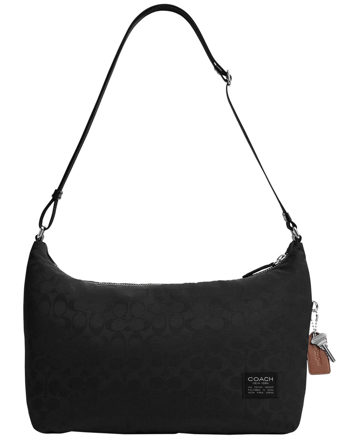 Мужская сумка COACH Adjustable-Strap Crossbody, цвет: Чёрный — фото 1