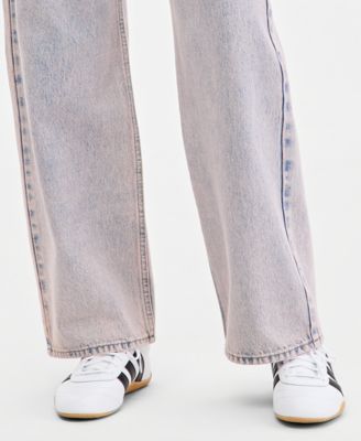 Women's Super-Low Double-Button Relaxed-Fit Denim Jean