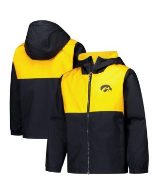 Big Boys and Girls Black Iowa State Cyclones Rainy Fields Lined Hoodie Full-Zip Jacket