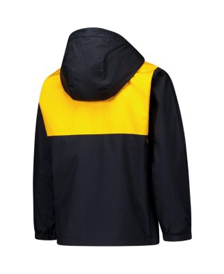 Big Boys and Girls Black Iowa State Cyclones Rainy Fields Lined Hoodie Full-Zip Jacket