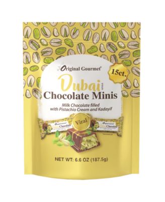 Dubai Milk Chocolate Minis Bars Bag, 6 Pack with 15-Pc.