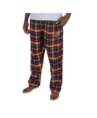 Men's Black Cincinnati Bengals Ultimate Plaid Flannel Pants