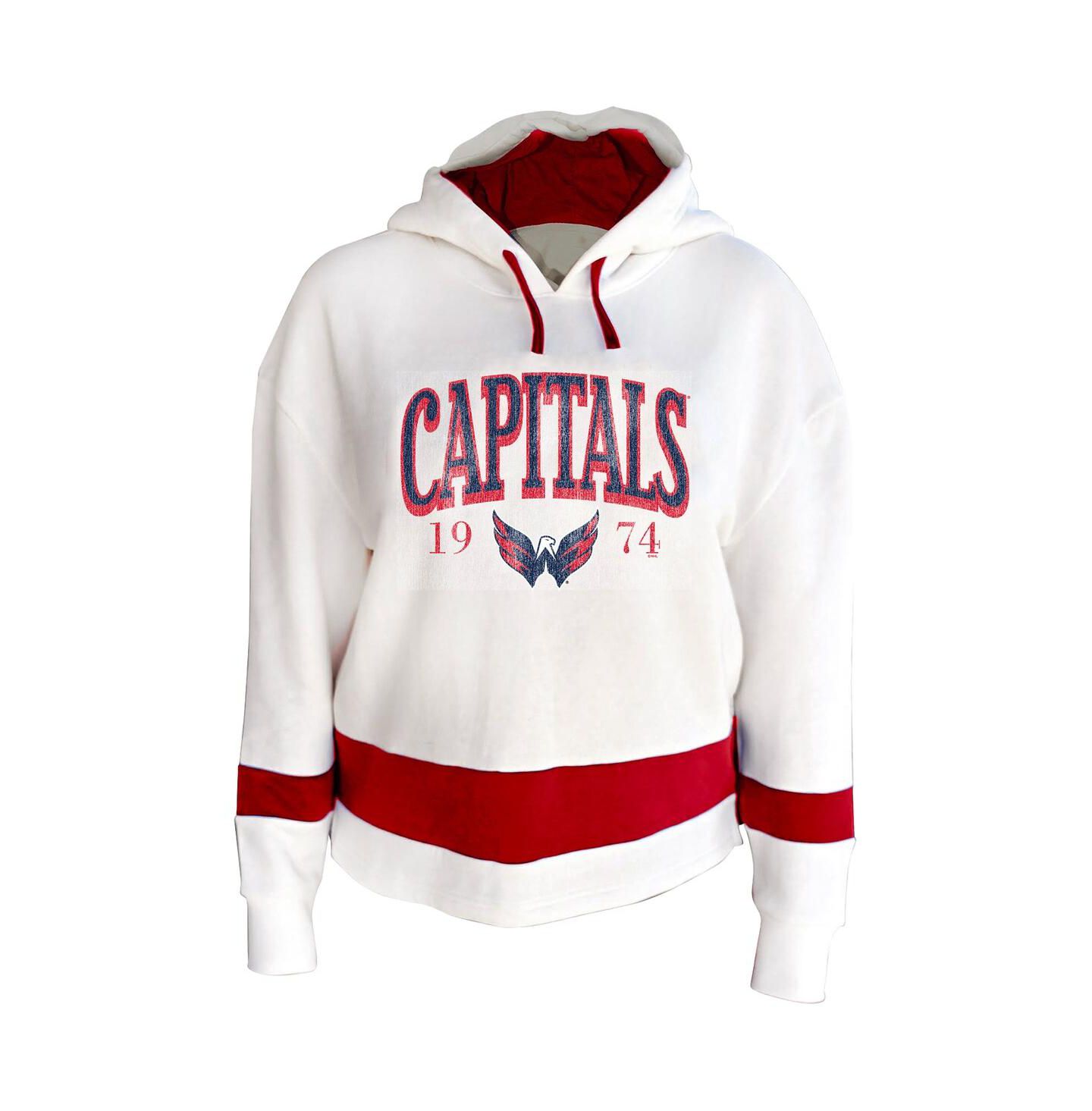 Женское худи Profile White Washington Capitals Plus Size — фото 2