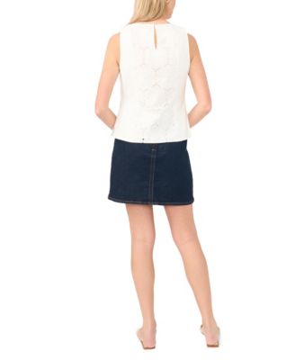 Women's Embroidered Sleeveless Blouse