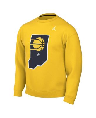 Men's Gold Indiana Pacers Statement Edition Sweatshirt