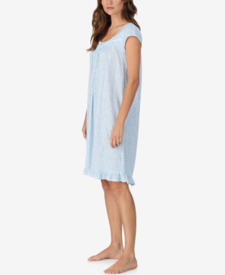 Women's Cotton Cap-Sleeve Short Nightgown