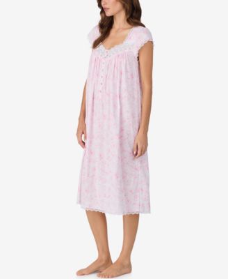 Women's Cap-Sleeve Waltz Jersey Nightgown