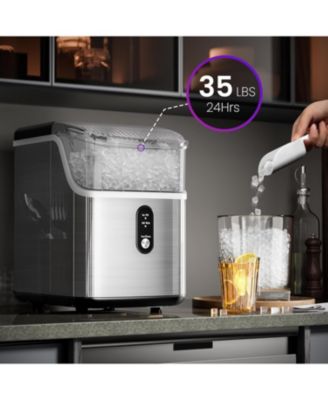 Compact Nugget Ice Maker, 35 lbs. Capacity with Chewable Ice