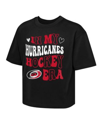 Big Girls Outerstuff Black Carolina Hurricanes In My Era Boxy T-Shirt