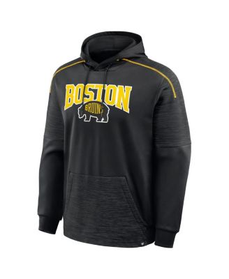 Men's Black Boston Bruins 2026 NHL Stadium Series Defender Pullover Hoodie