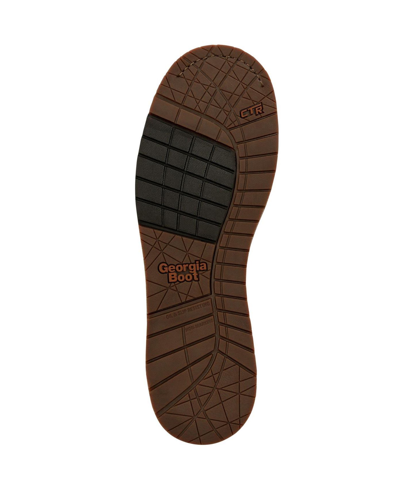 Мужские ботинки GEORGIA BOOT Amp LT Wedge Waterproof Moc-Toe Work Boot, цвет: Коричневый — фото 4