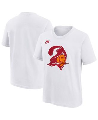Big Boys and Girls White Tampa Bay Buccaneers Bucco Bruce T-Shirt