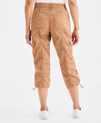 brown dress capris Women's Nine And Co Size 6 love yourself Buigttklop Dress Capri Pants for