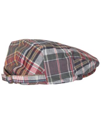 Men's Plaid Flat Cap