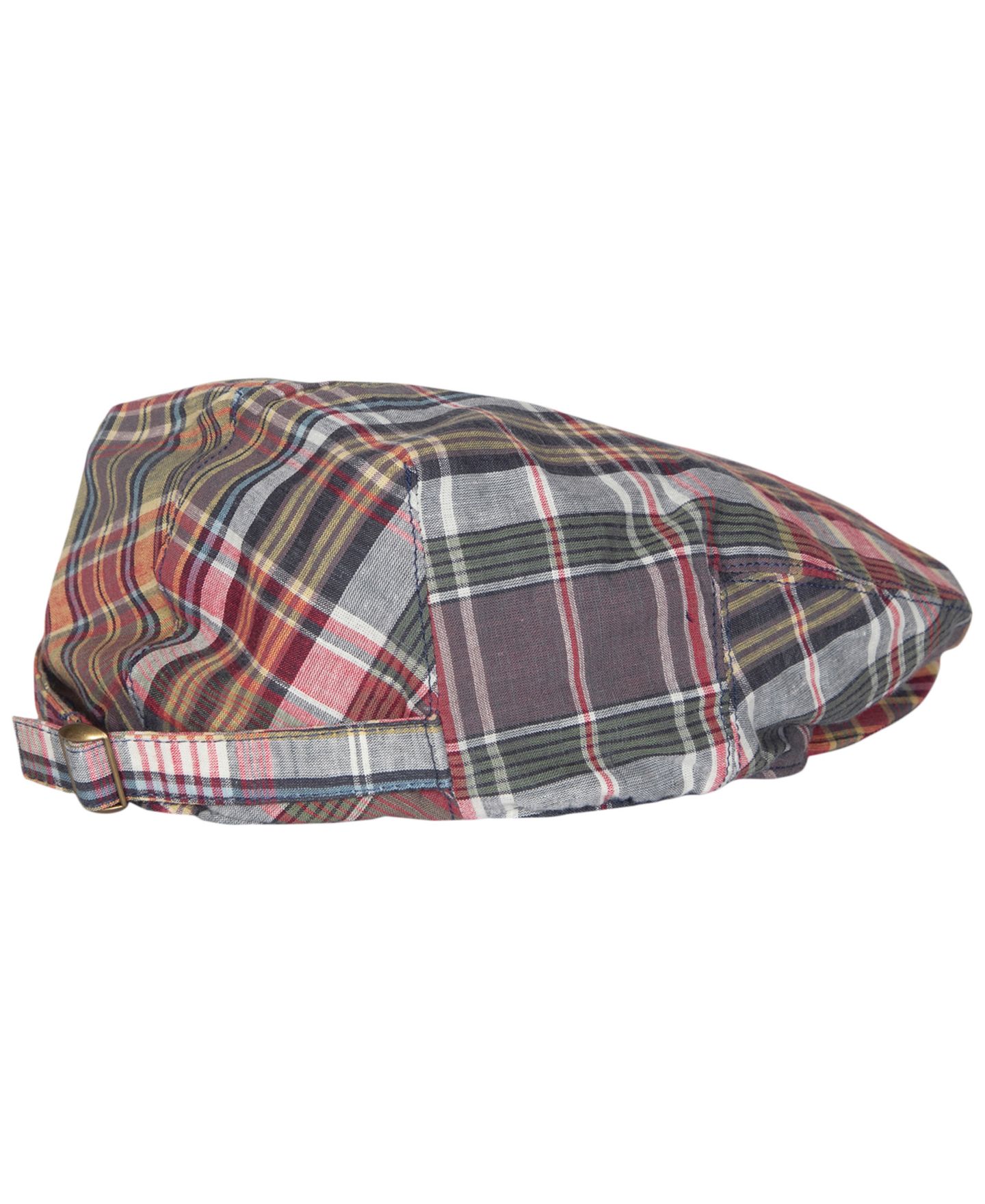 Мужская кепка Polo Ralph Lauren Plaid Flat, цвет: Разноцветный — фото 2
