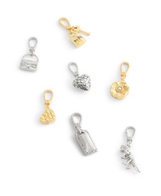 Gold Collectible Signature Quilted Heart Jewelry Charm