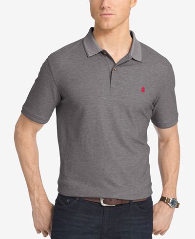 IZOD Men's Piqué Performance Heathered Polo