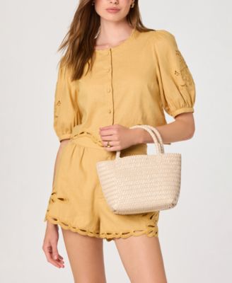 Women's Sleeveless Button-Front Top