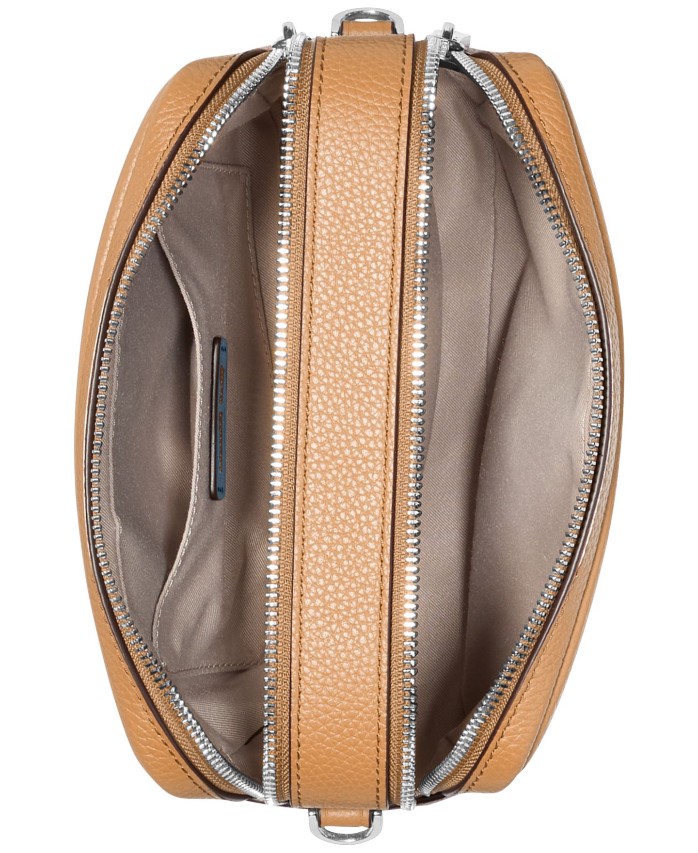 Женская сумка Michael Kors Bryant Medium Chain Camera Crossbody Handbag, цвет: Арахисовый — фото 3