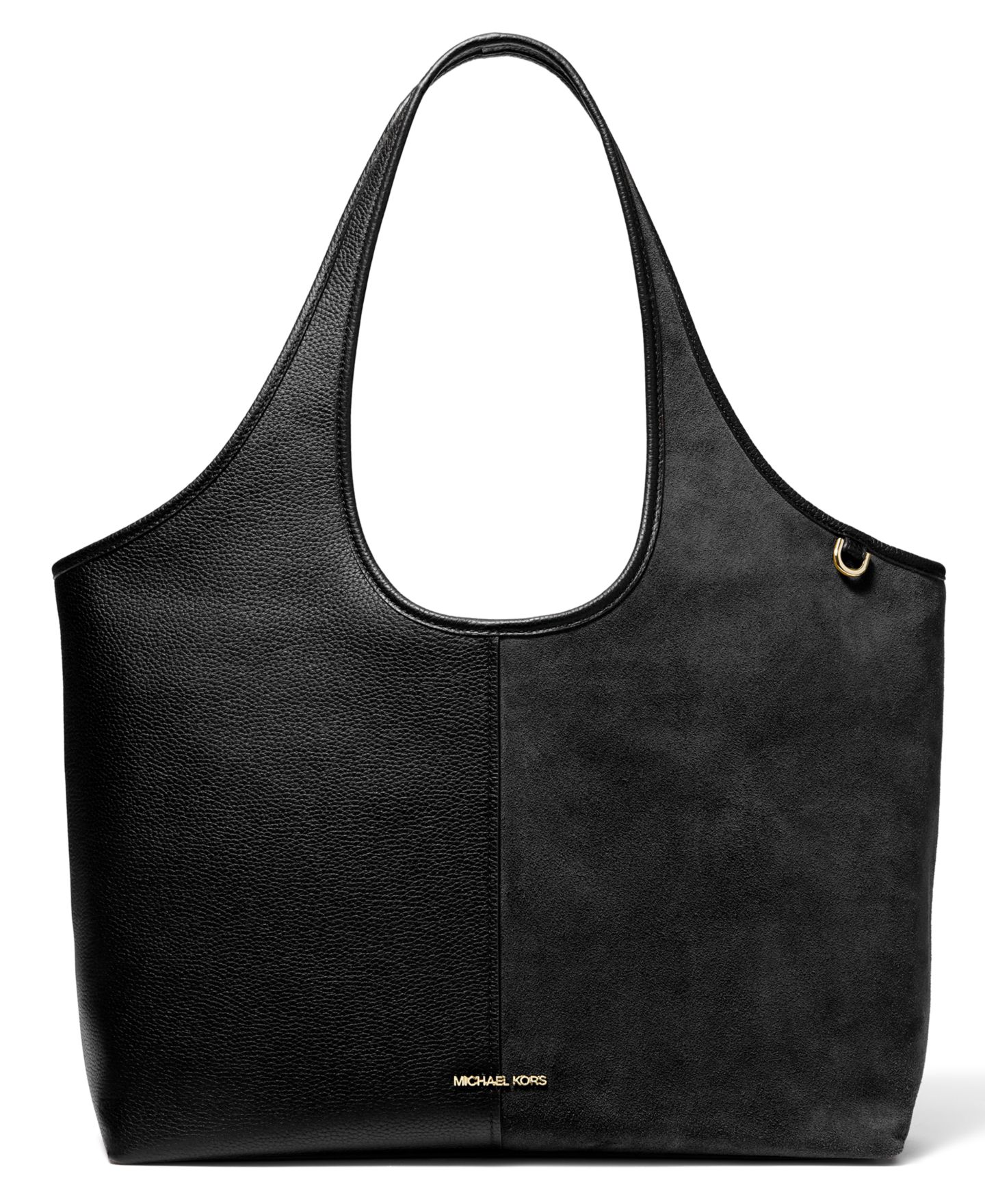 Женская сумка Michael Kors Henly Large Shopper Tote Handbag, цвет: Чёрный — фото 1