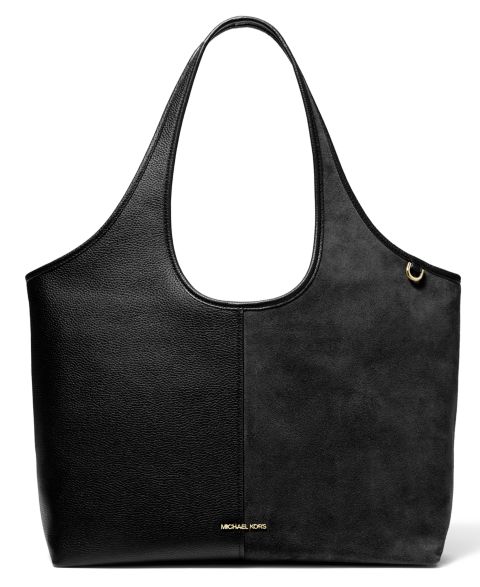 Женская сумка Michael Kors Henly Large Shopper Tote Handbag, цвет: Чёрный
