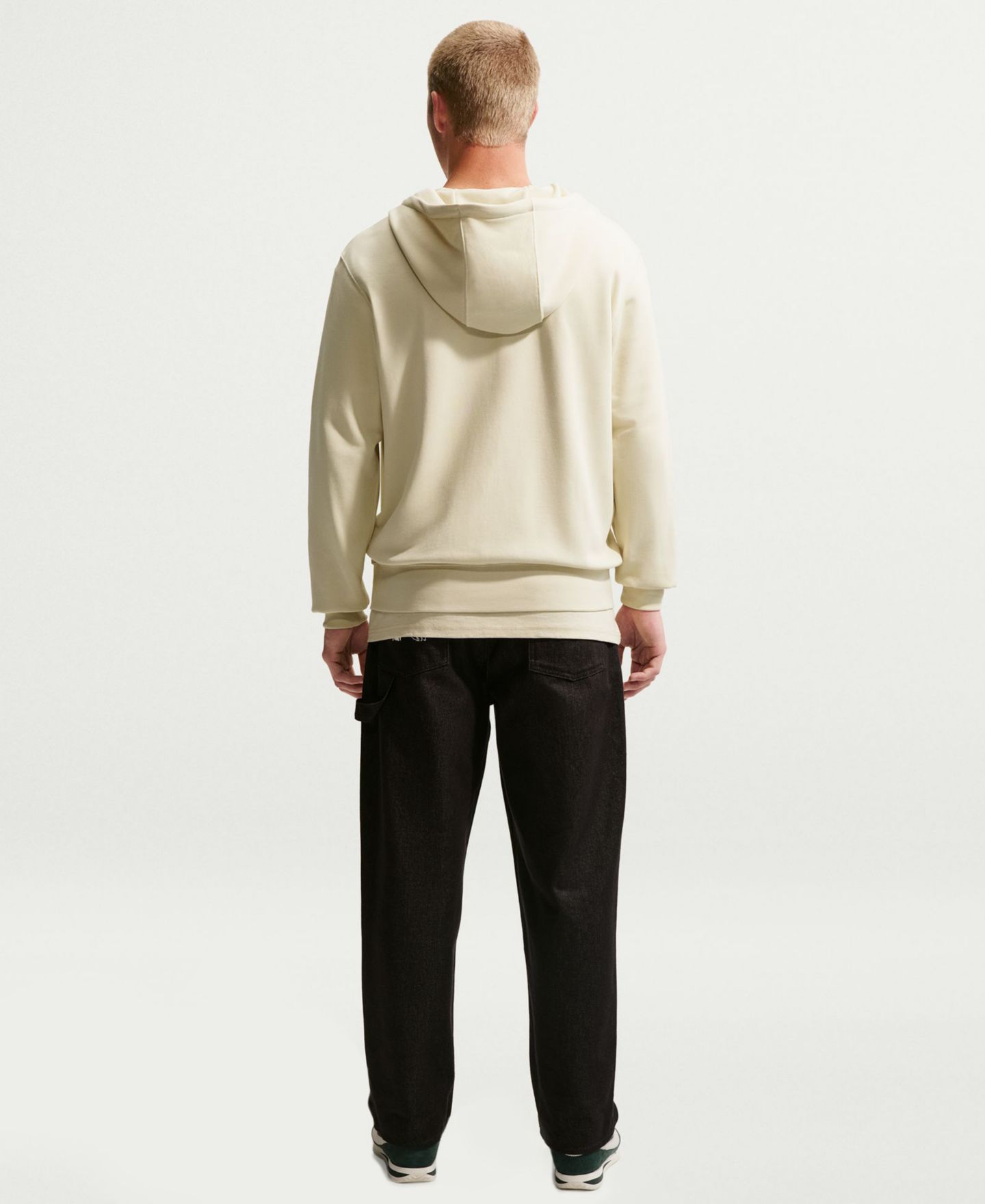 Мужское худи Nike Sportswear Club French Terry Full-Zip, цвет: Хаки / Обсидиановый — фото 8