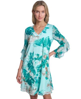 Women's V-Neck Shift Dress