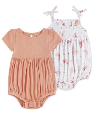Baby Girls' Romper, 2-Pack