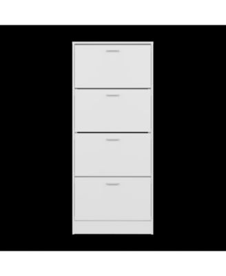 INOLA Vertical Shoe Cabinet with Doors for Home Organization,