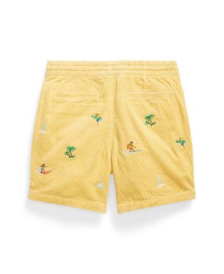 Boys' 8-20 Polo Prepster Embroidered Corduroy Shorts