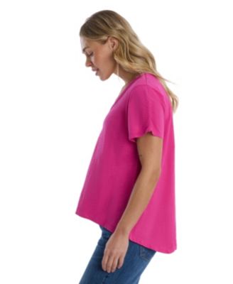 Women's Ruched Sleeve Tee