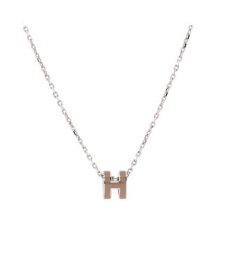 Pop H Pendant Chain Necklace