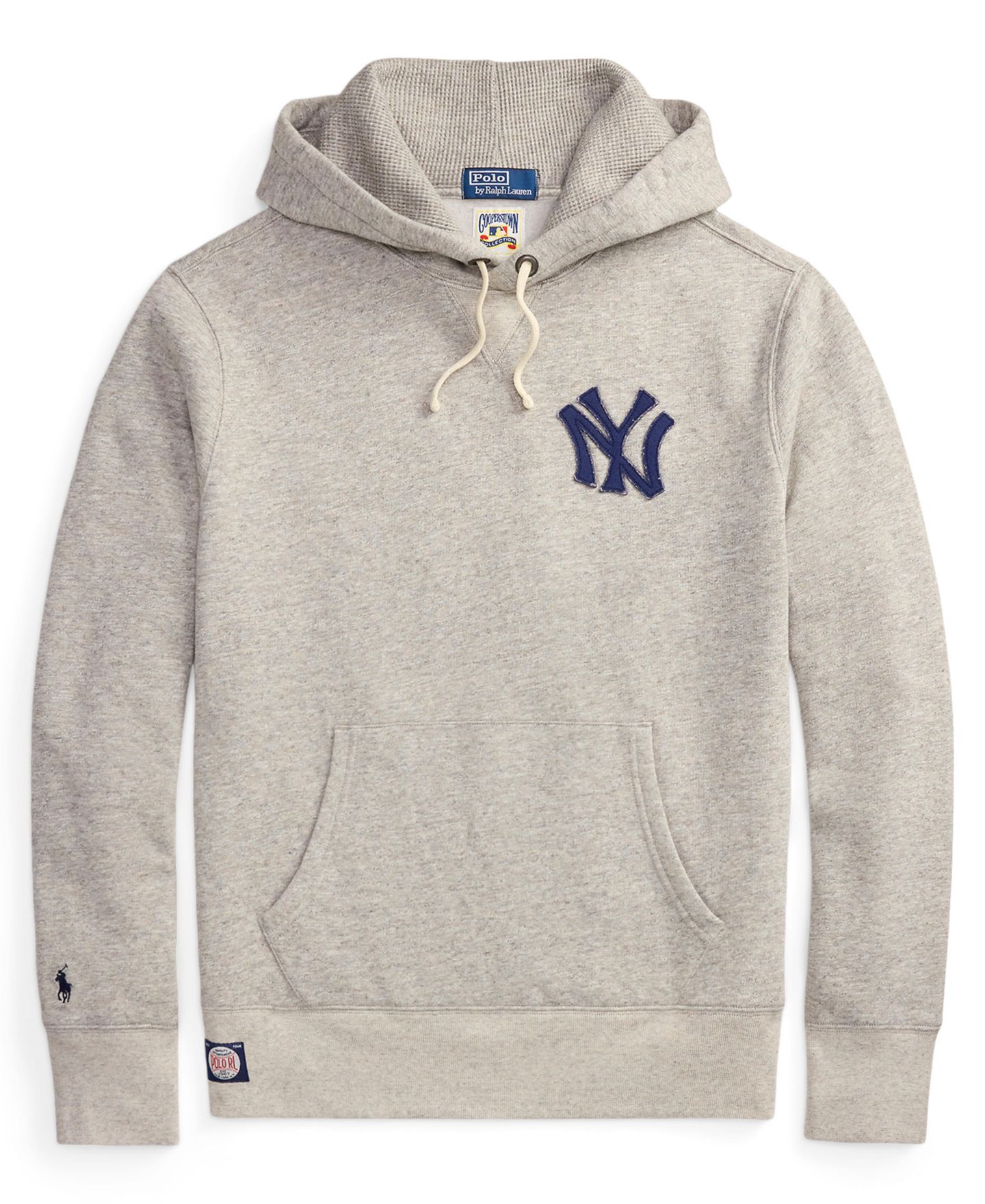 Мужское худи Polo Ralph Lauren New York Yankees™ Long-Sleeve, цвет: Меланжевый — фото 5
